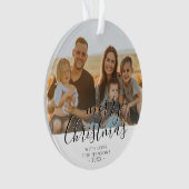 Joyeux Noël Script photo de famille (devant)