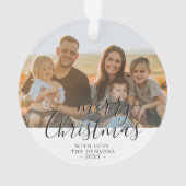 Joyeux Noël Script photo de famille (dos)