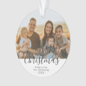 Joyeux Noël Script photo de famille (devant)