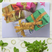 Joyeux Noël serviette de cuisine (Plié)