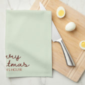 Joyeux Noël Serviettes de cuisine (Quart Plié)