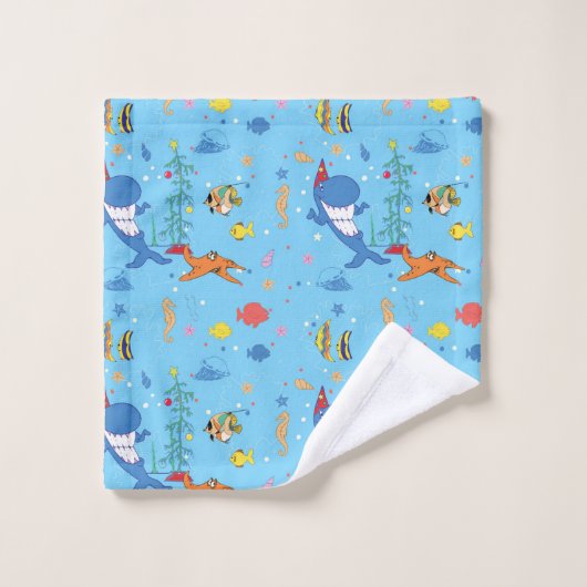 Joyeux Noël Shark (Gant de toilette)