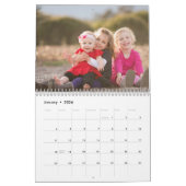 Joyeux Noël Simple Calendrier rouge (Jan 2026)