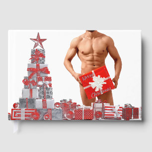 Joyeux Noël SlipperyJoe rouge blanc argent cadeau