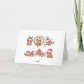 Joyeux Noël Sloth carte de vacances (Dos)