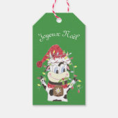 Joyeux Noël Snowbell cadeau label Cadeaulabel (Voorkant)