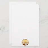 Joyeux Noël Snowflakes papeterie (Devant / Derrière)