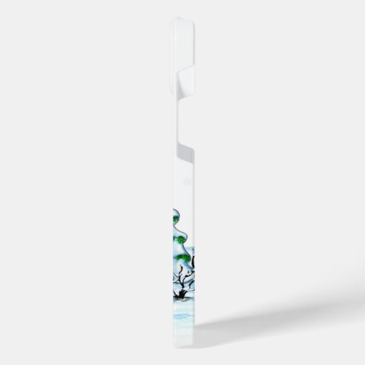 Joyeux Noël ! Snowman avec chat et chiot (Côté gauche)