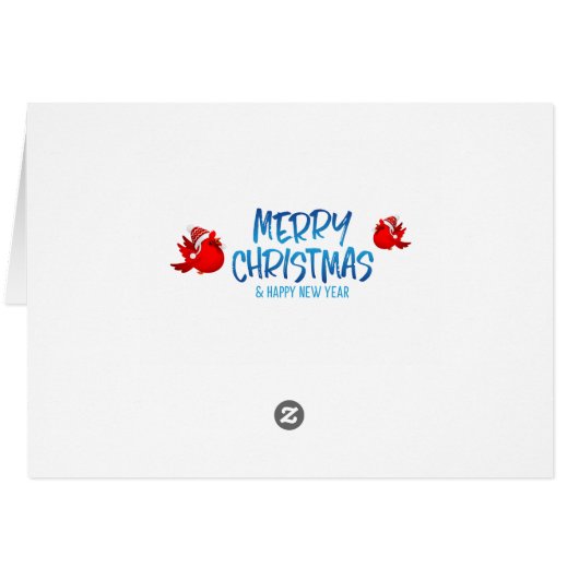 Joyeux Noël Snowman Père Noël Rudolph Elf (Dos Horizontal)