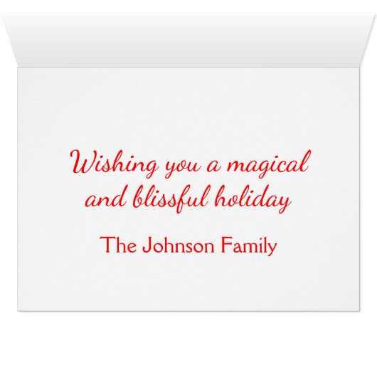 Joyeux Noël Snowman Père Noël Rudolph Elf (Intérieur Horizontal (Bas))