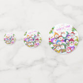 Joyeux Noël Snowmans Party Confetti (Derrière)
