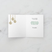 Joyeux Noël Sparktree Carte de vacances (Intérieur)