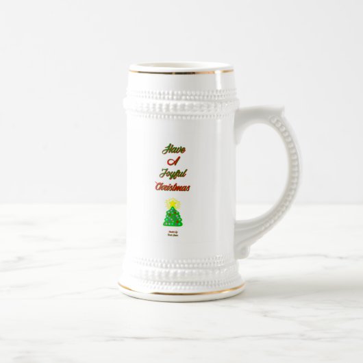 Joyeux Noël Stein Mug (Droite)