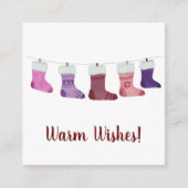 Joyeux Noël Stockage Budget Enclôture Carte (Devant)