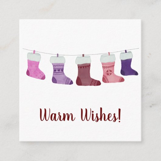 Joyeux Noël Stockage Budget Enclôture Carte (Devant)