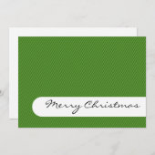 Joyeux Noël - Stripes - Carte de voeux (Devant / Derrière)