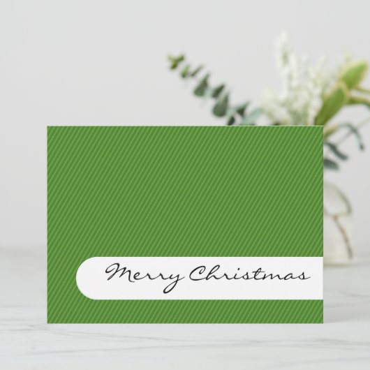 Joyeux Noël - Stripes - Carte de voeux (Debout devant)