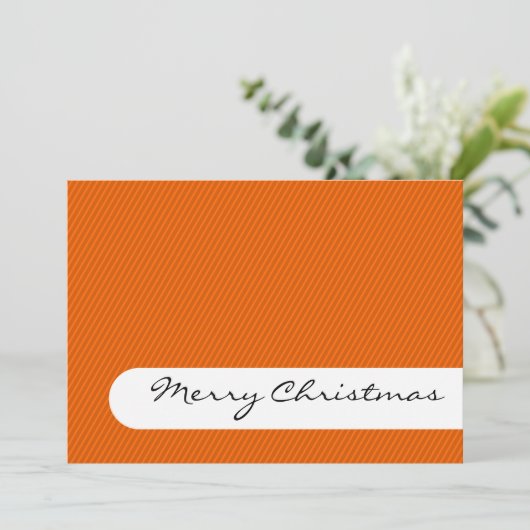 Joyeux Noël - Stripes - Carte de voeux (Debout devant)