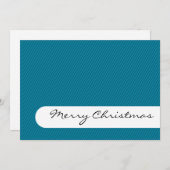 Joyeux Noël - Stripes - Carte de voeux (Devant / Derrière)