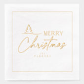 Joyeux Noël stylisé Arbre Motif ID1009 (Recto)