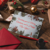 Joyeux Noël sur mesure et une bonne carte du Nouve