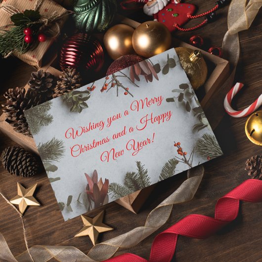 Joyeux Noël sur mesure et une bonne carte du Nouve