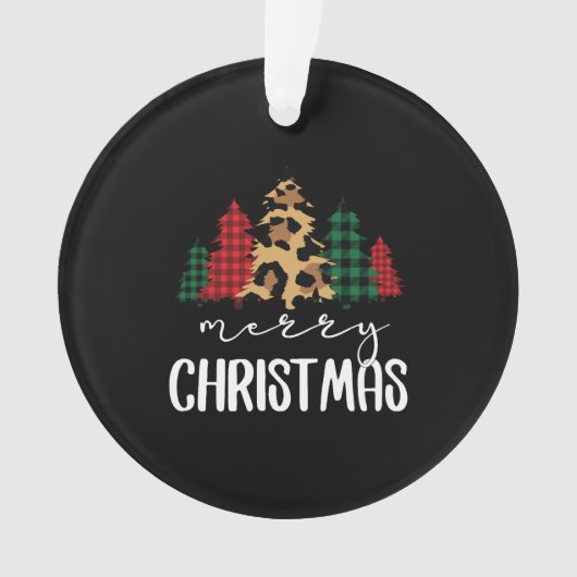 Joyeux Noël Svg Leopard Tree (devant)