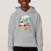 Joyeux Noël | Sweat à capuche pour enfants (Devant)