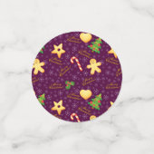 Joyeux Noël Table Confetti (Petit recto)