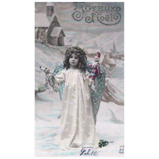 Joyeux Noel Tafelkleed (Voorkant)