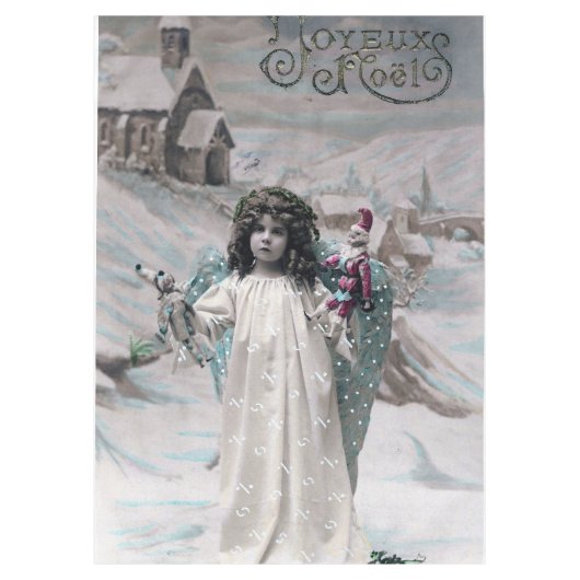 Joyeux Noel Tafelkleed (Voorkant)