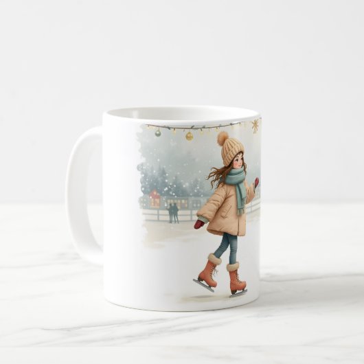 Joyeux Noël! Tasse de Noël. (Devant gauche)