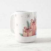 Joyeux Noël! Tasse de Noël. (Devant gauche)