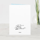 Joyeux Noël Teddy Bear Carte de voeux famille (Dos)