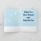 Joyeux Noël Teddy Bear Carte de voeux famille (Intérieur)