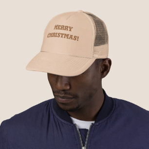 Joyeux Noël Texte Imprimé Nom Vœux Casquette de Pa