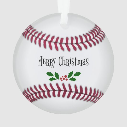 Joyeux Noël, Thème De Baseball, (dos)