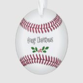 Joyeux Noël, Thème De Baseball, (devant)