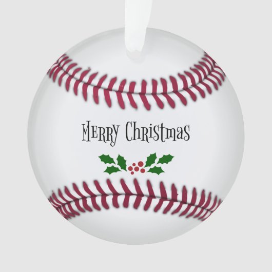 Joyeux Noël, Thème De Baseball, (devant)