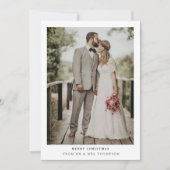 Joyeux Noël tout simplement moderne | CARTE PHOTO  (Devant)