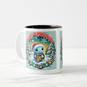 Joyeux Noël Turtle Salutation Mug