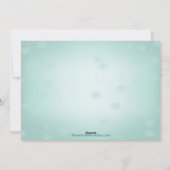 Joyeux Noël typographie Carte photo de vacances (Dos)