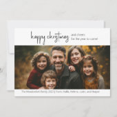 Joyeux Noël Un Carte photo (Devant)