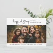 Joyeux Noël Un Carte photo (Debout devant)