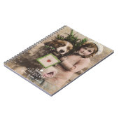 joyeux Noël vacances cahier vintage (Côté gauche)