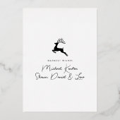 Joyeux Noël Vacances Renne (Verso)