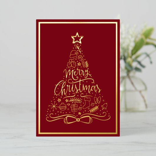 Joyeux Noël Vacances Xmas Arbre Vos Mots (Debout devant)