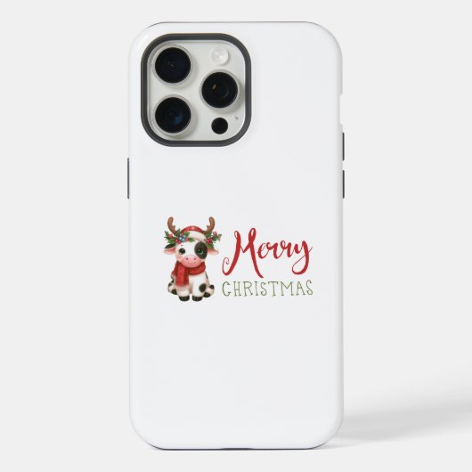 Joyeux Noël vache mignonne  (Verso)