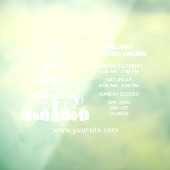 Joyeux Noël Végétalien, Panneau d'Horaires d'Ouver (Feuille 3)