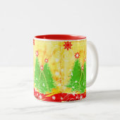 Joyeux Noël végétalien, tasse de Noël pour le (Devant droit)